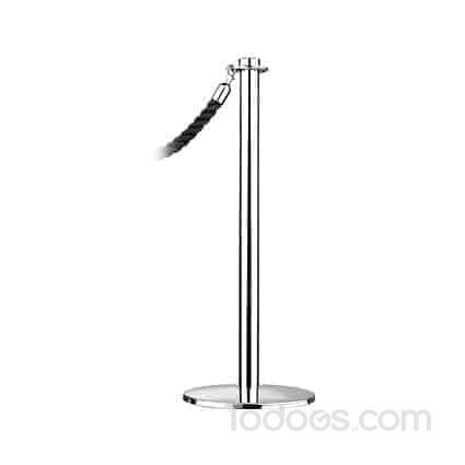 Queueway Contemporary 314 Rope Barrier Metal Stanchion – Flat Top