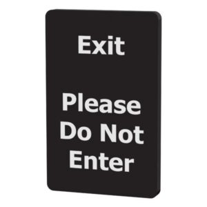 Please do not enter sign