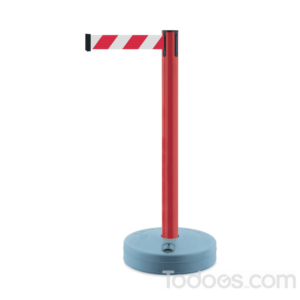885 Outdoor Heavy Duty Plastic Stanchion In Red Color