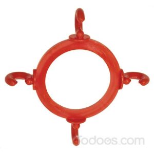 Plastic Chain Cone Connector allows you to create a plastic chain barrier with your safety traffic cones.