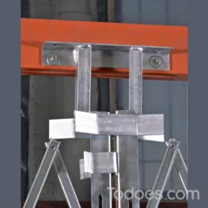 The H bracket provides rigidity and ruggedness, increasing the strength of every half of the double gate.