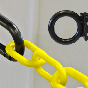 Dock Kit Includes: 2 Magnet Rings, 2 Carabiners, 1 10' Piece of 2" Heavy Duty Orange or Heavy Duty Yellow Chain