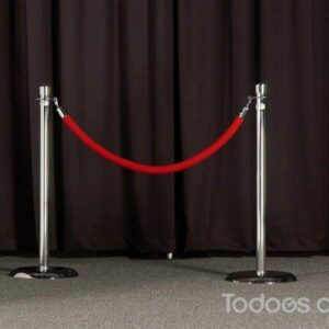 Keep crowds in check with the sleek red velvet rope barrier; comes with a slim profile and various base & body options.
