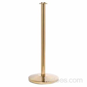 These classic rope stanchions are more popularly used as movie theater stanchions.