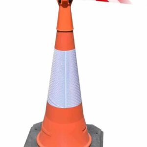 Simple cones can become impressive barriers with the cone topper