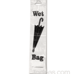 This design gives the customer an option to place their wet umbrella in a bag, preventing dangerous falls from a slippery floor.