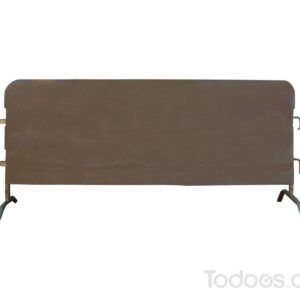 brown Solid color jackets for crowd control barriers