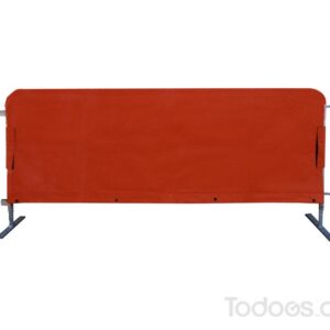Solid color jackets for crowd control barriers