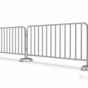 The steel crowd control barriers are the best solution for managing large crowds.
