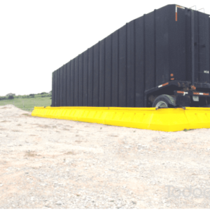 Containment system made with Plastic Jersey Barrier Corner