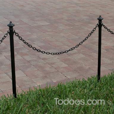 Solid Colonial Classic Ground Post - 23" Overall Height (Pack of 24)