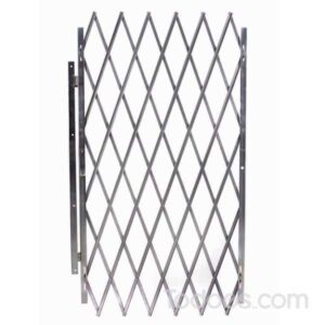 Folding Door Gate: 4' Tall Security Door Gate - Secure Any Door Width