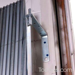 Scissor Gates: 6" - 9" Mounting Bracket for Single and Double Accordion Security Gates