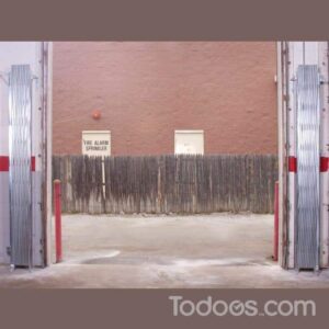 Accordion Gates: Double Fixed Metal Folding Security Gates