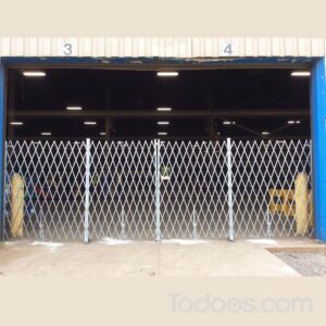 Double fixed metal accordion gates allow you to secure a wide entryway and still allow airflow. Buy online for fast shipping!