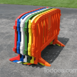 Movit 2 Meter Plastic Barriers In Different Color