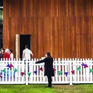 Picket Event Fence at Outdoor Event