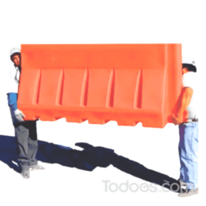 Water filled barricades protect highways, construction work zones, events & other areas from vehicles! Plastic jersey barriers- Ready to ship