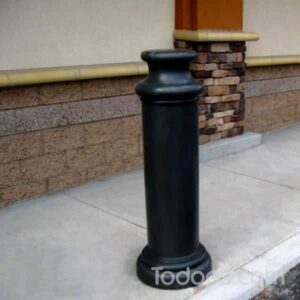 The Pawn Decorative Bollard Covers fit over 10” pipe with steel inserts also available to fit smaller pipe sizes.