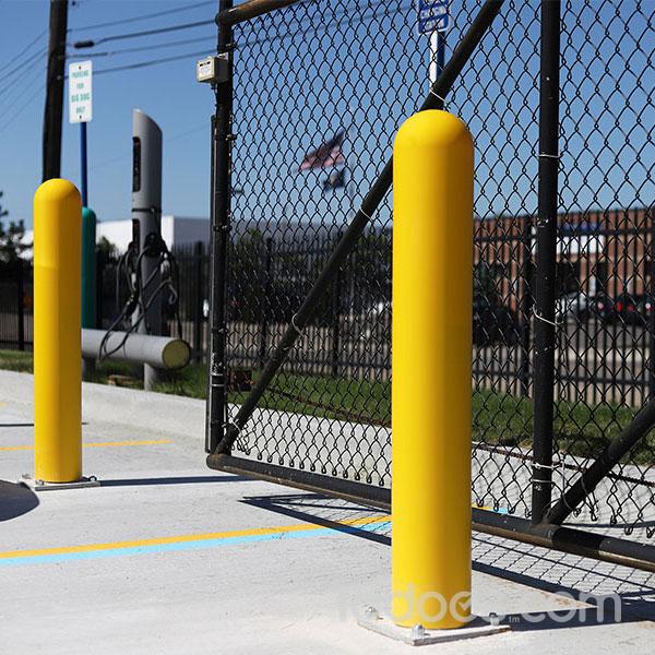 6” Steel Pipe with Bollard Cover