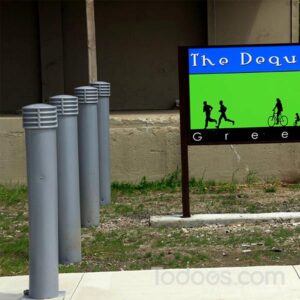 Cinco Bollard Covers are available in any color to better match any architectural structure or your corporate branding needs.