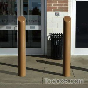 Ideal Shield Decorative Bumper Post Sleeves enhance the aesthetics of security posts and steel pipe bollards.