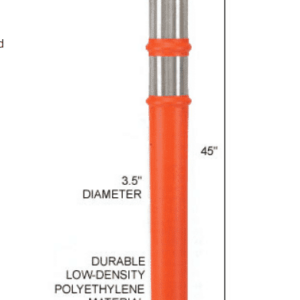 Size of Delineator Post