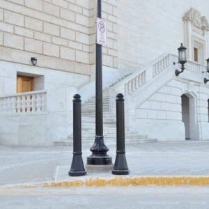 Ideal Shield Decorative Bumper Post Sleeves enhance the aesthetics of security posts and steel bollards.