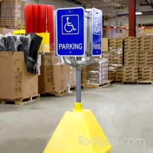 Our Plastic Sign Base will not require painting or maintenance and features a quick and easy installation process.