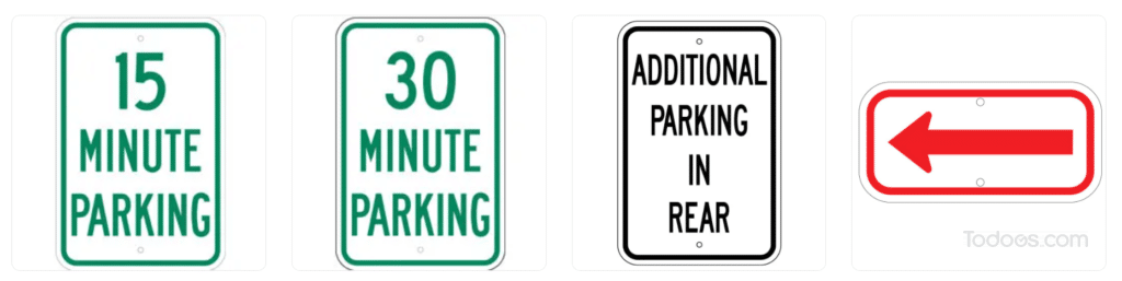 Grimco parking signs