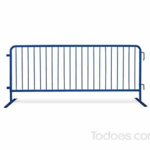 8’ Painted Steel crowd control barrier is the ultimate solution for event crowd control. Heavy Duty and built to endure.
