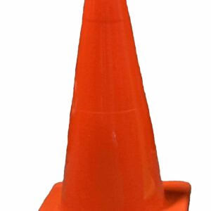 Orange Safety Cones Keep Roads and Work Zones Safe