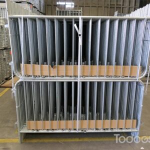 These barriers have been through the true hot-dip galvanization process that protects both the inside and outside of the barrier.