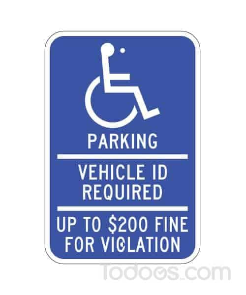 Handicap Symbol Parking Sign For Minnesota | Ready To Ship