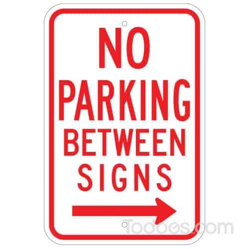 MUTCD compliant Grimco No Over Night Parking Sign is affordable, effective in communicating the intended message, and easy to install