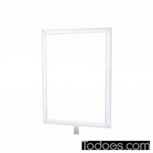 Display Your Signs In Style With The Vertical Chrome Sign Frame