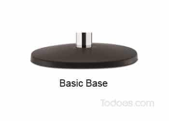 The basic stanchion base helps to minimize the occurrence of trip and fall accidents.