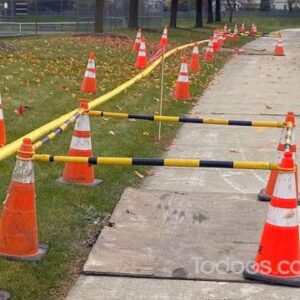 Telescoping Cone Bars are compatible with our PVC Traffic Cones.