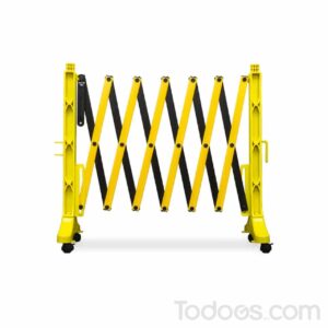 FlexMaster Expanding Barricades 11.5 Foot | Yellow / Black
