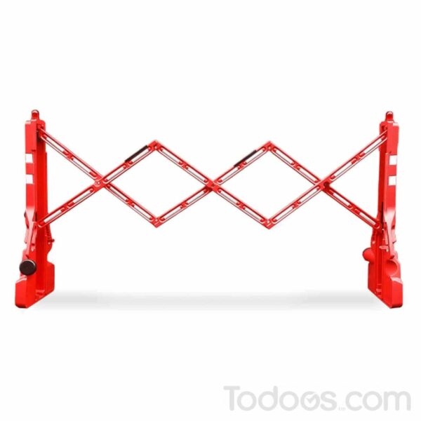 FlexMaster Expanding Barricades 7.5 Foot | Red
