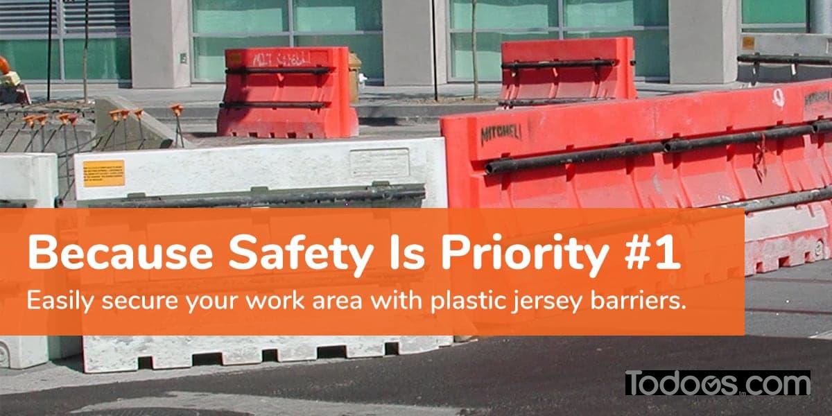 Plastic Jersey Barriers