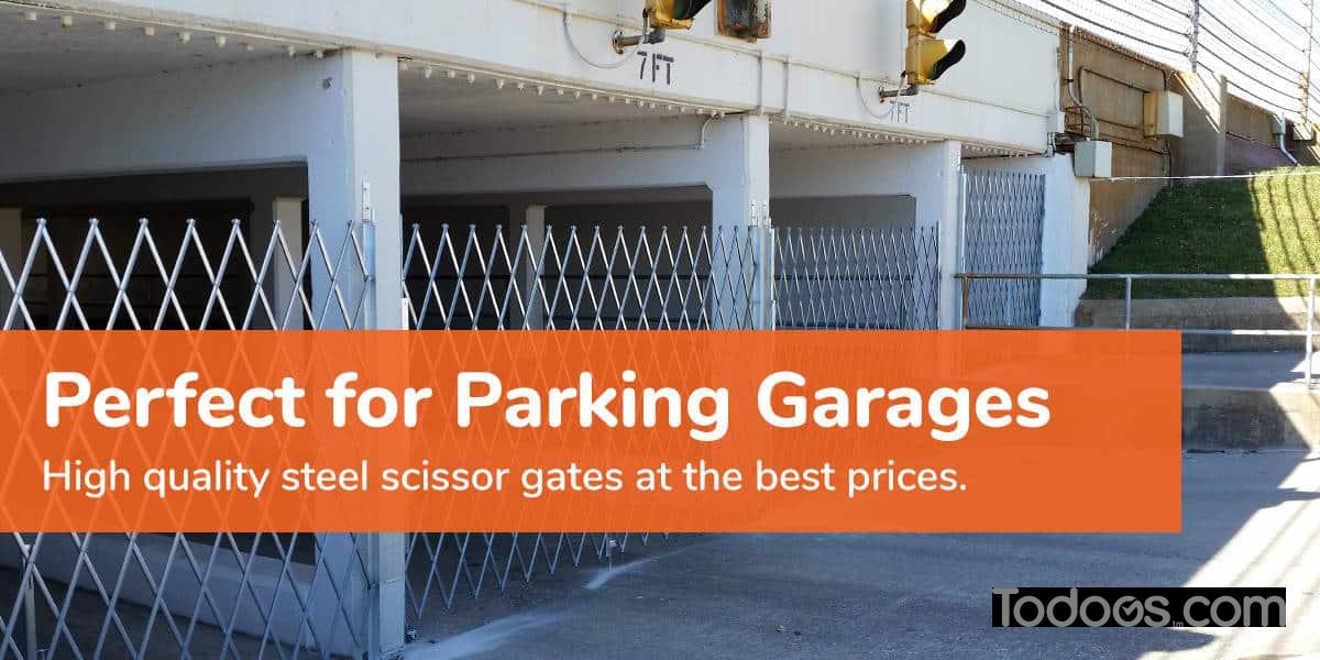 Scissor Gates Slider Image - Parking Garage