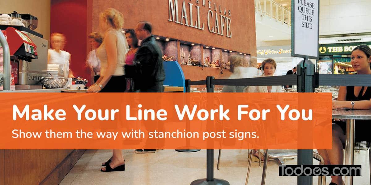 Stanchions and Stanchion Posts - Stainless Steel Stanchion Posts - Stanchion Signage