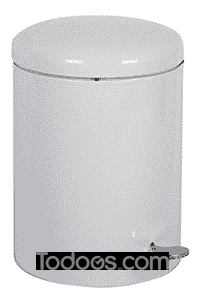 A well-sized trash can with the pedal function working smoothly, as does the lift out inner can