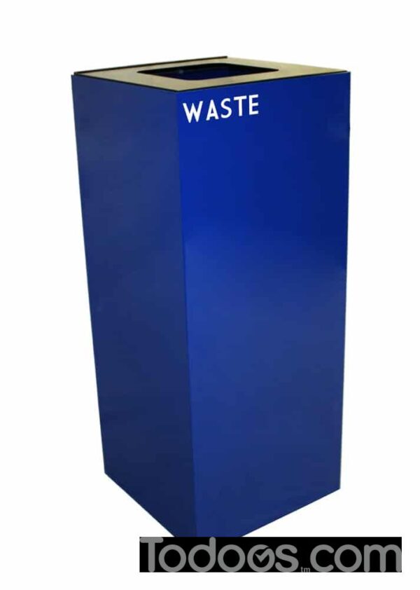 Witt Black Plastic Rigid Liner For 36 gal Trash Receptacles - 17L x