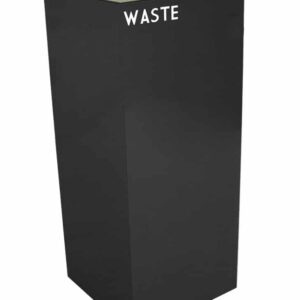 Witt Geocube Metal Indoor Recycling Trash Can for Waste - 36 Gallon is constructed of fire-safe steel · Available in 4 vibrant colors and 4 lid options