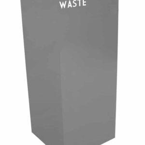 Witt Geocube Metal Indoor Recycling Trash Can for Waste - 36 Gallon is constructed of fire-safe steel · Available in 4 vibrant colors and 4 lid options