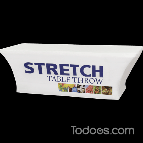 You can easily add a professional, branded appearance to any tabletop display by using table runners.
