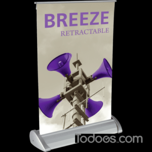 Breeze-1 Tabletop Retractable Banner Graphic