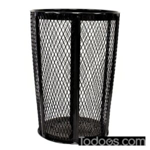 Witt EXP Steel Outdoor Trash Can - 48 Gallon withstands the elements